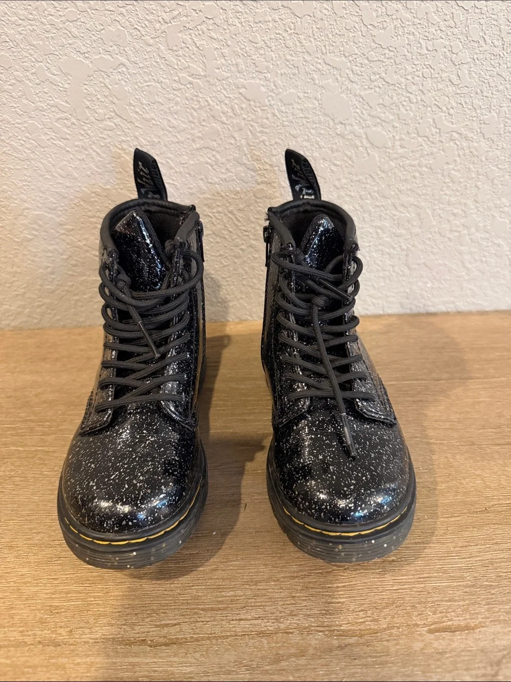 Dr. Martens Junior/Toddler 1460 Glitter Lace-Up Boots